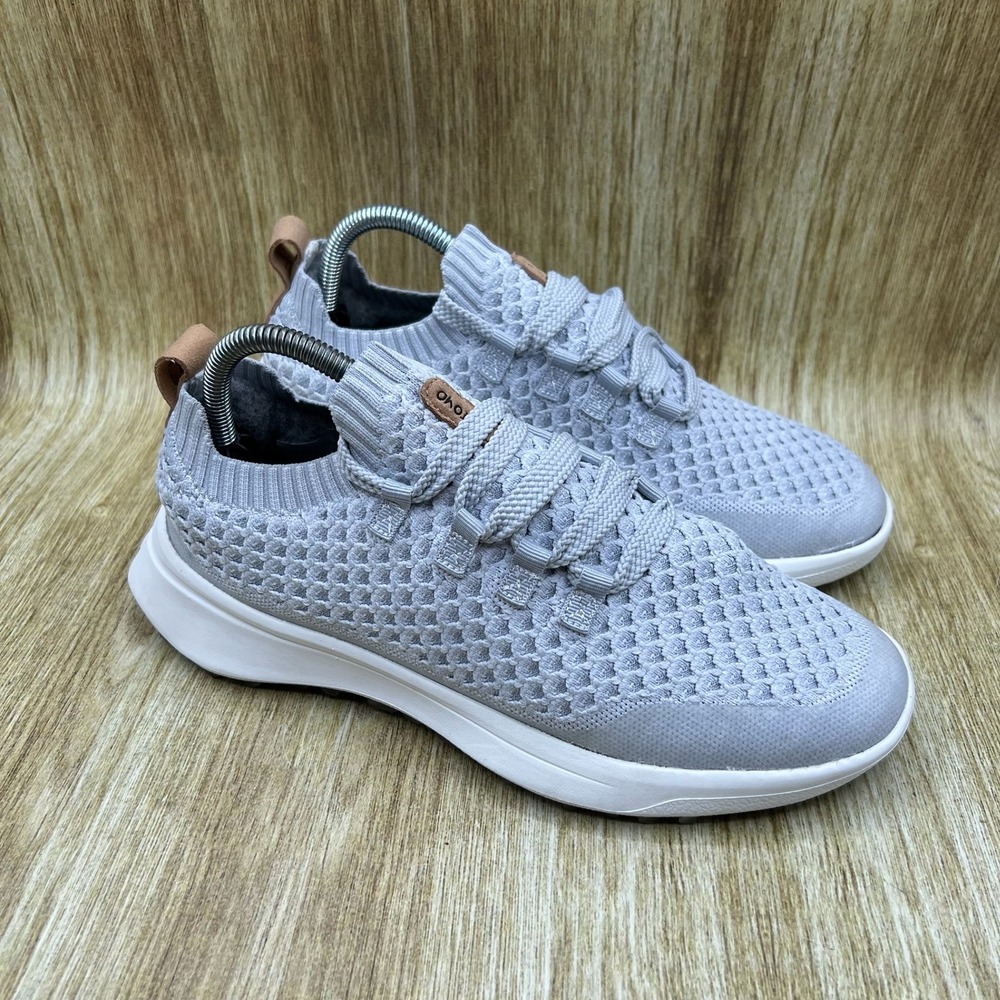 TOMO Bravo Golf Shoes Men's Size 8 Grey Knit‎ Spikeless Athletic Sneakers